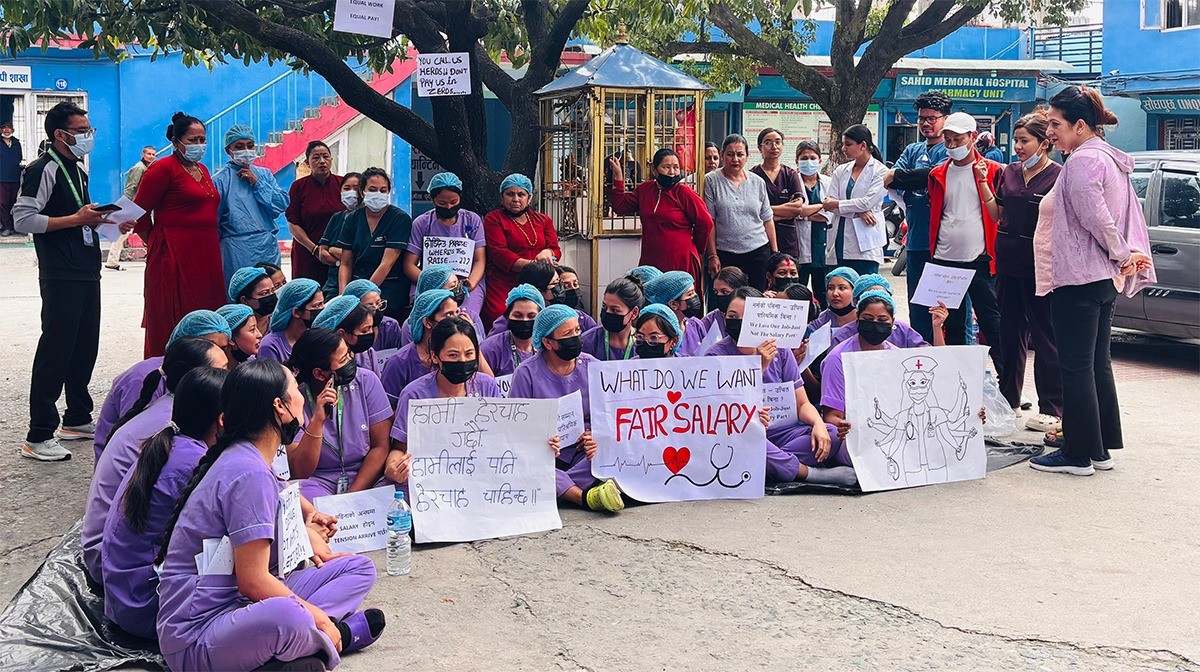 नर्स चुस्ने शहीद मेमोरियल अस्पतालविरुद्ध चर्कियो आन्दोलन, मेडिकल डाइरेक्टर र व्यवस्थापन समितिको भागाभाग